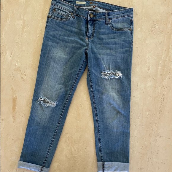 KUT from the kloth Catherine slim boyfriend jeans size 8 - Picture 2 of 7